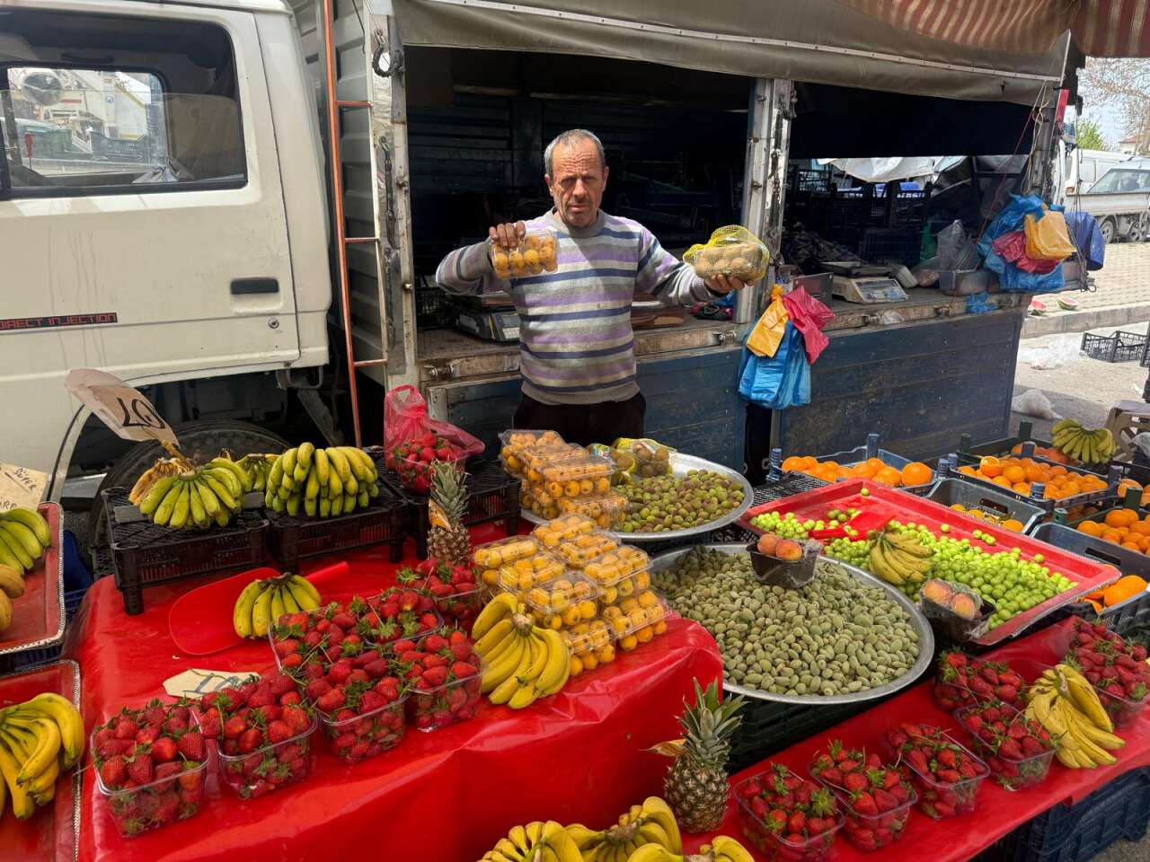 Konya pazarlarında etiket şaşkınlığı! Çoğu yarım yarım satılıyor 36